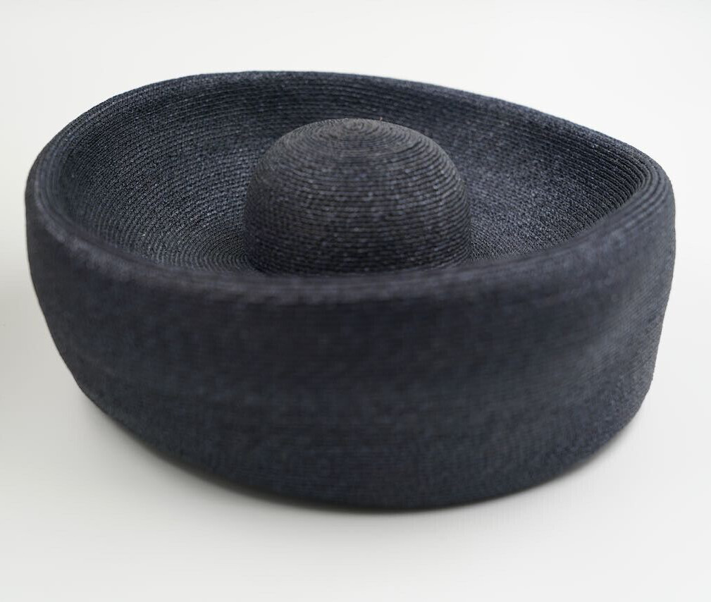 1960\'s Otto Lucas Junior Black High Fashion Hat
