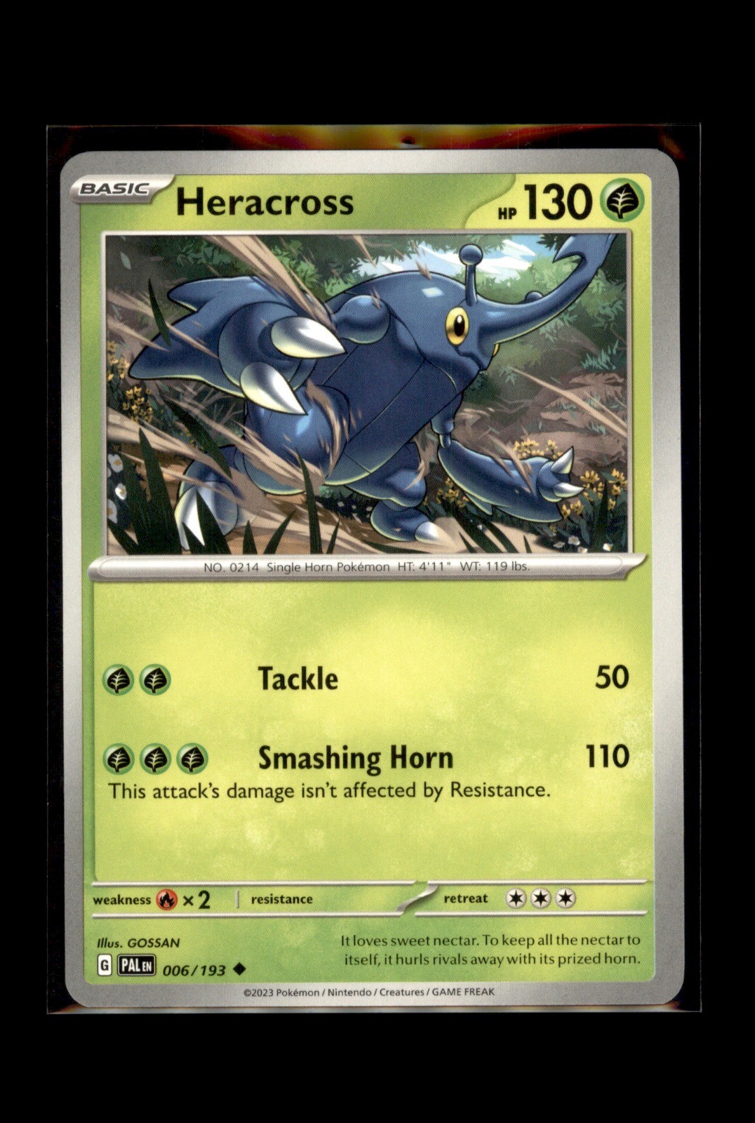 Heracross NM PAL 006/193 Heracross NM PAL 006/193