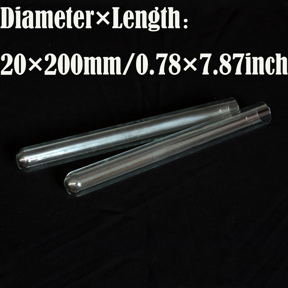 HOT 5/10/30/50/100Pcs 20x200mm Lab Chemistry Borosilicate Glass Test Tubes New