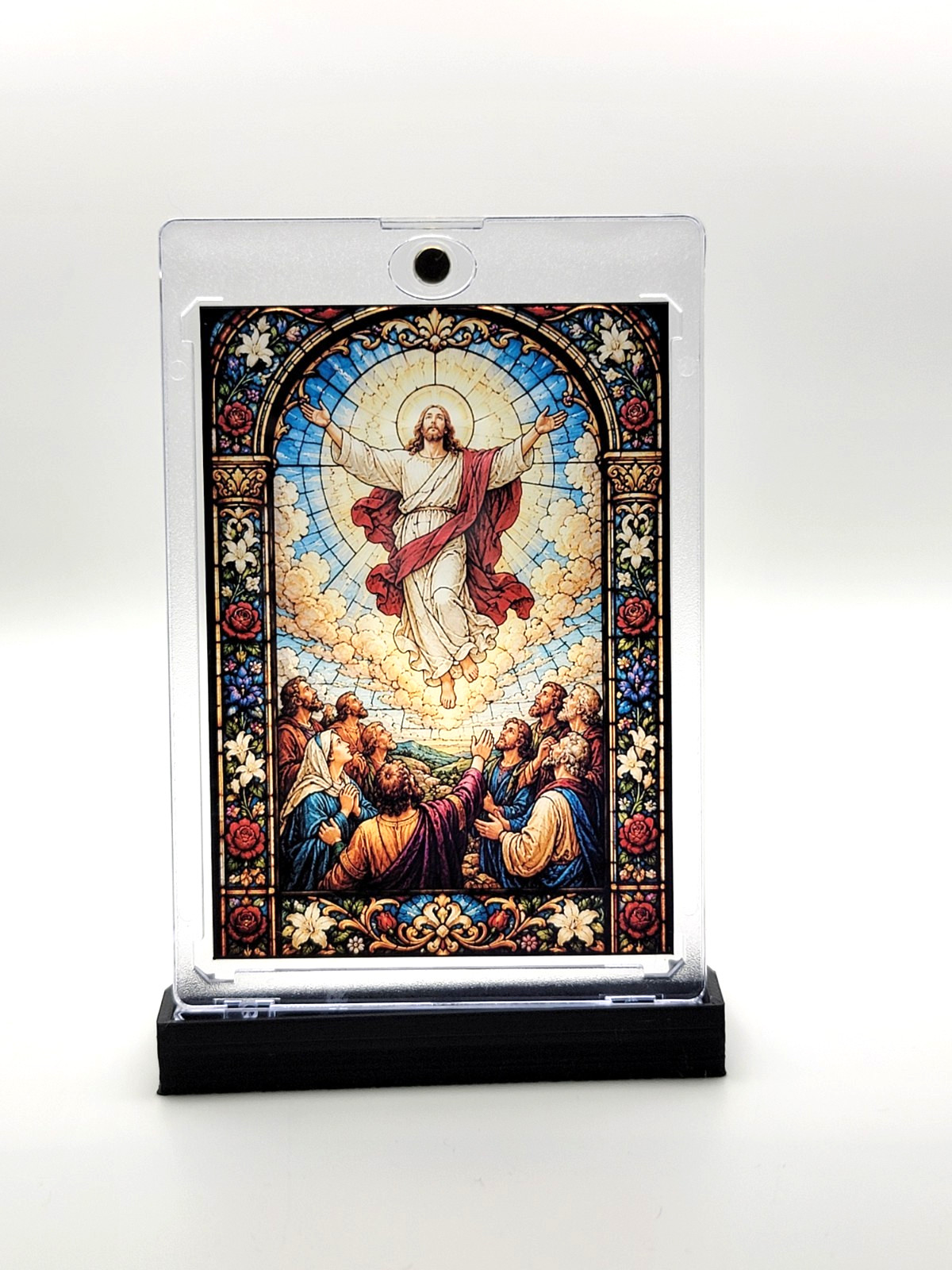 ACEO Custom Transparent Art Card – Jesus Christ The Ascension