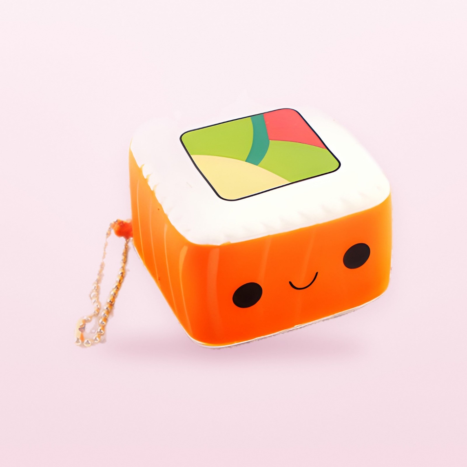 Kawaii Sushi Squishy, Smiley Sushi Roll Slow Rise Squeeze Stress Toy