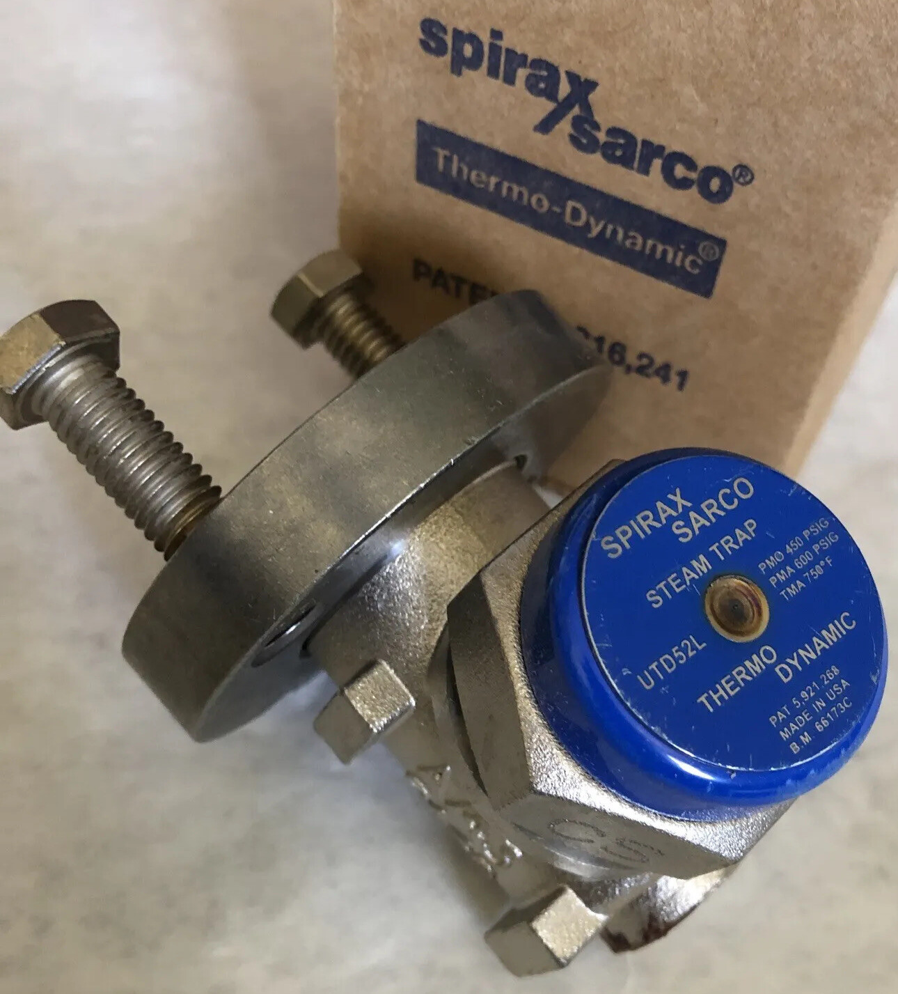 New Spirax Sarco COOL BLUE UTD52L Thermo Dynamic Steam Trap,A743 CA40F,AY,BU,AN