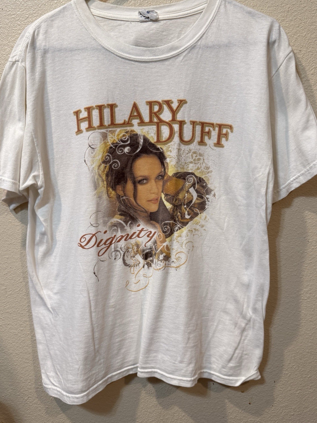 Hilary Duff Dignity Tour Official Shirt Vintage 2007/2008 Adult Medium RARE Tee