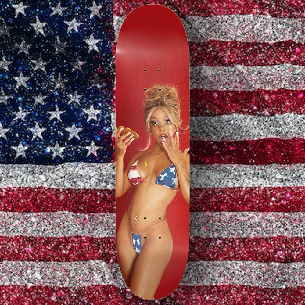 Doja Cat 4th of July Skateboard 8.5 Doja Cat 4th of July Skateboard 8.5