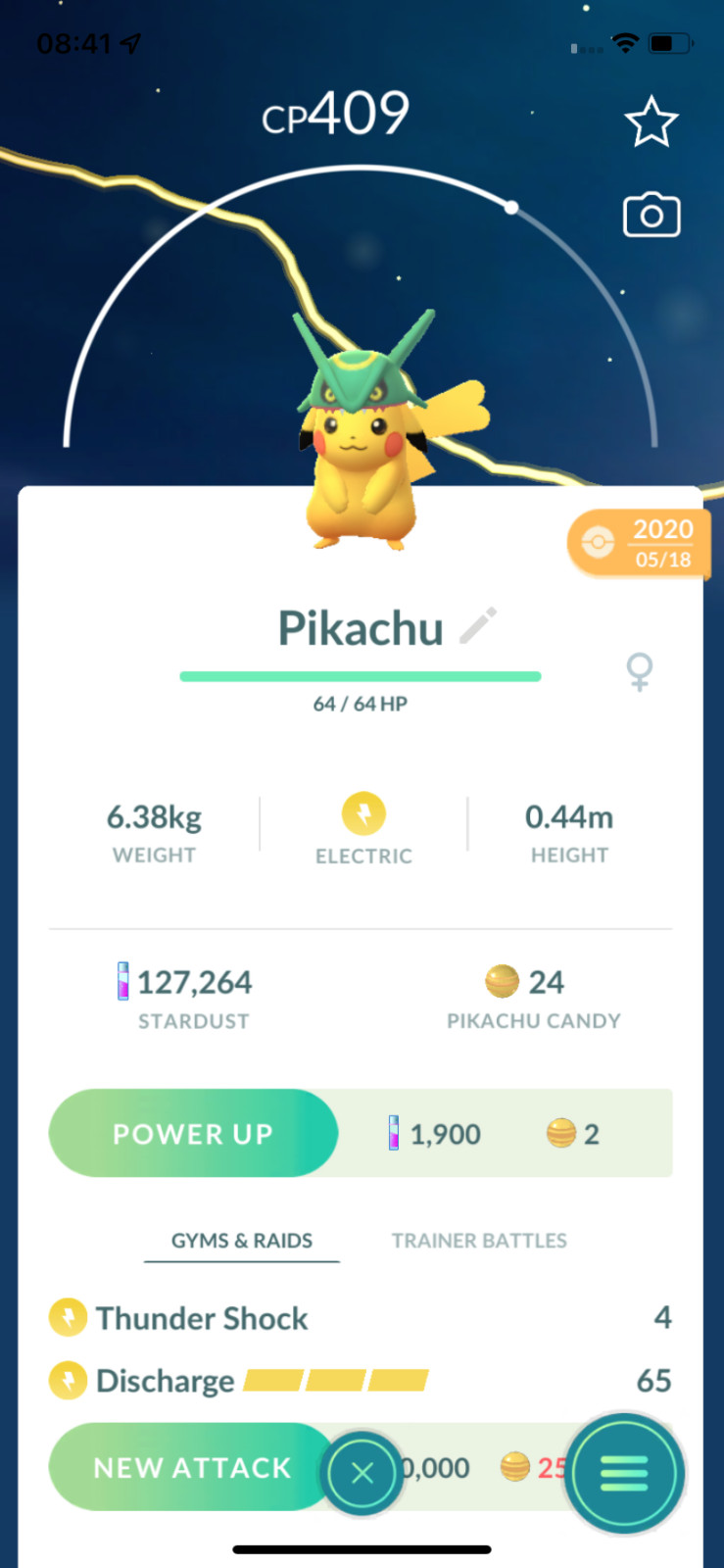 Pokemon Pikachu Rayquaza Hat  Same Day Shippment or Next Day Guaranteed  Go