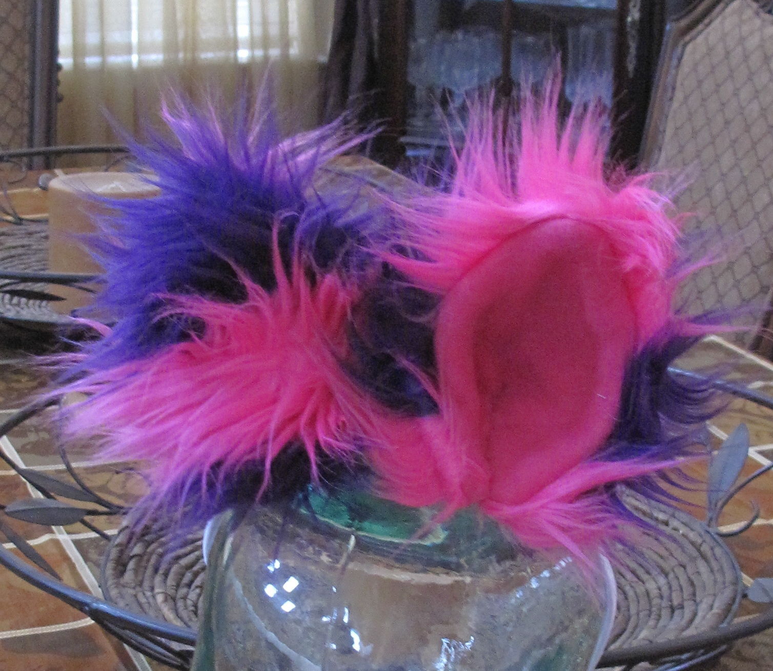 Cheshire Cat Shag Faux Fur Ears & 10\