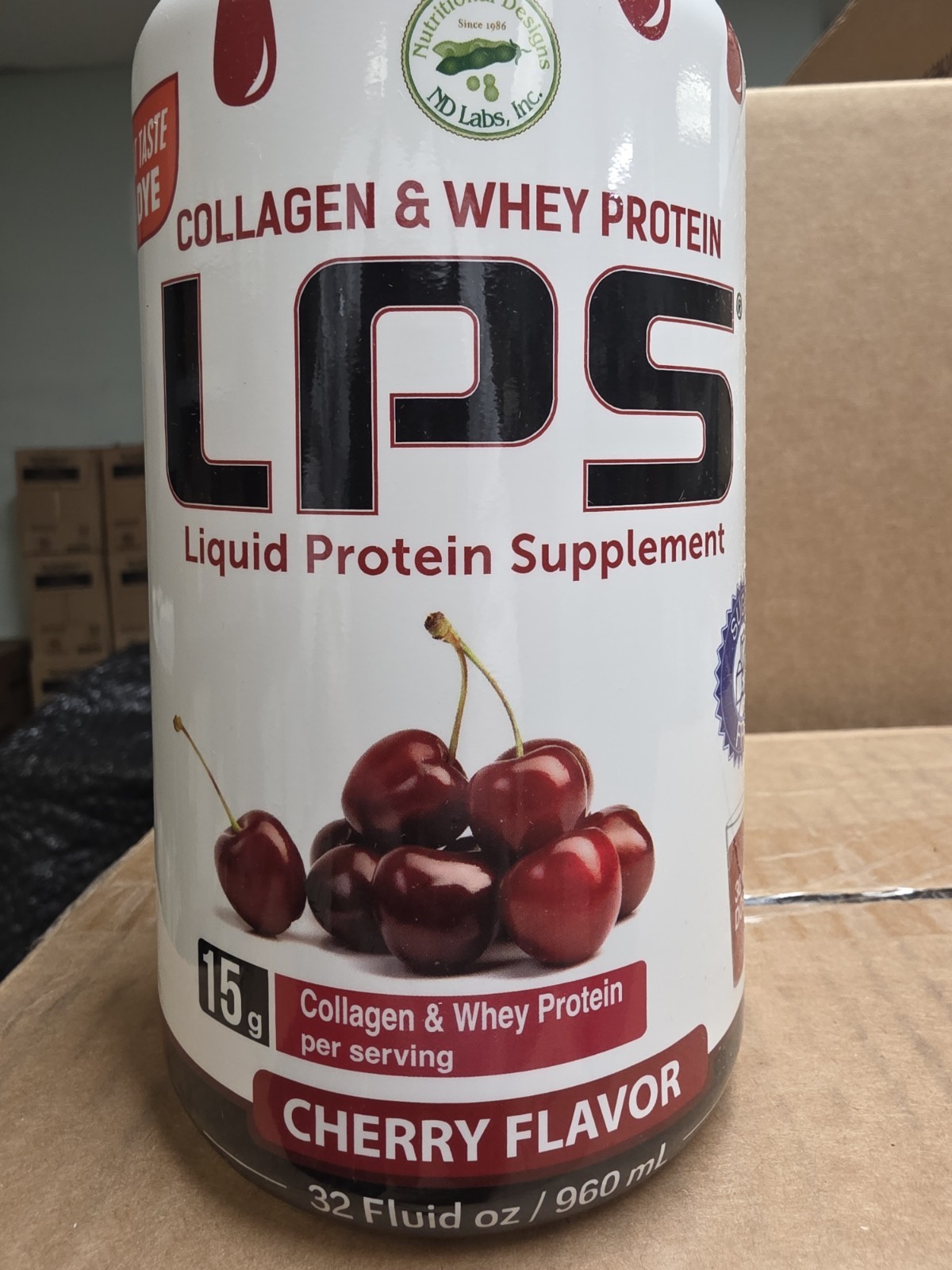 3 BTLS Of LPS Collagen & Whey Liquid Protein Supplement Cherry 32 fl oz 3 BTLS Of LPS Collagen & Whey Liquid Protein Supplement Cherry 32 fl oz