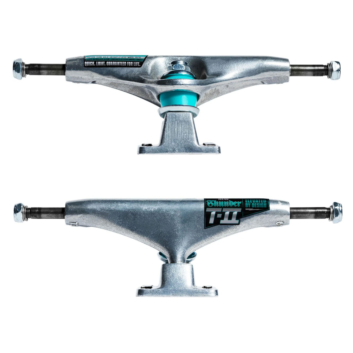 Thunder Skateboard Trucks T-II Polished Silver - Choose Size