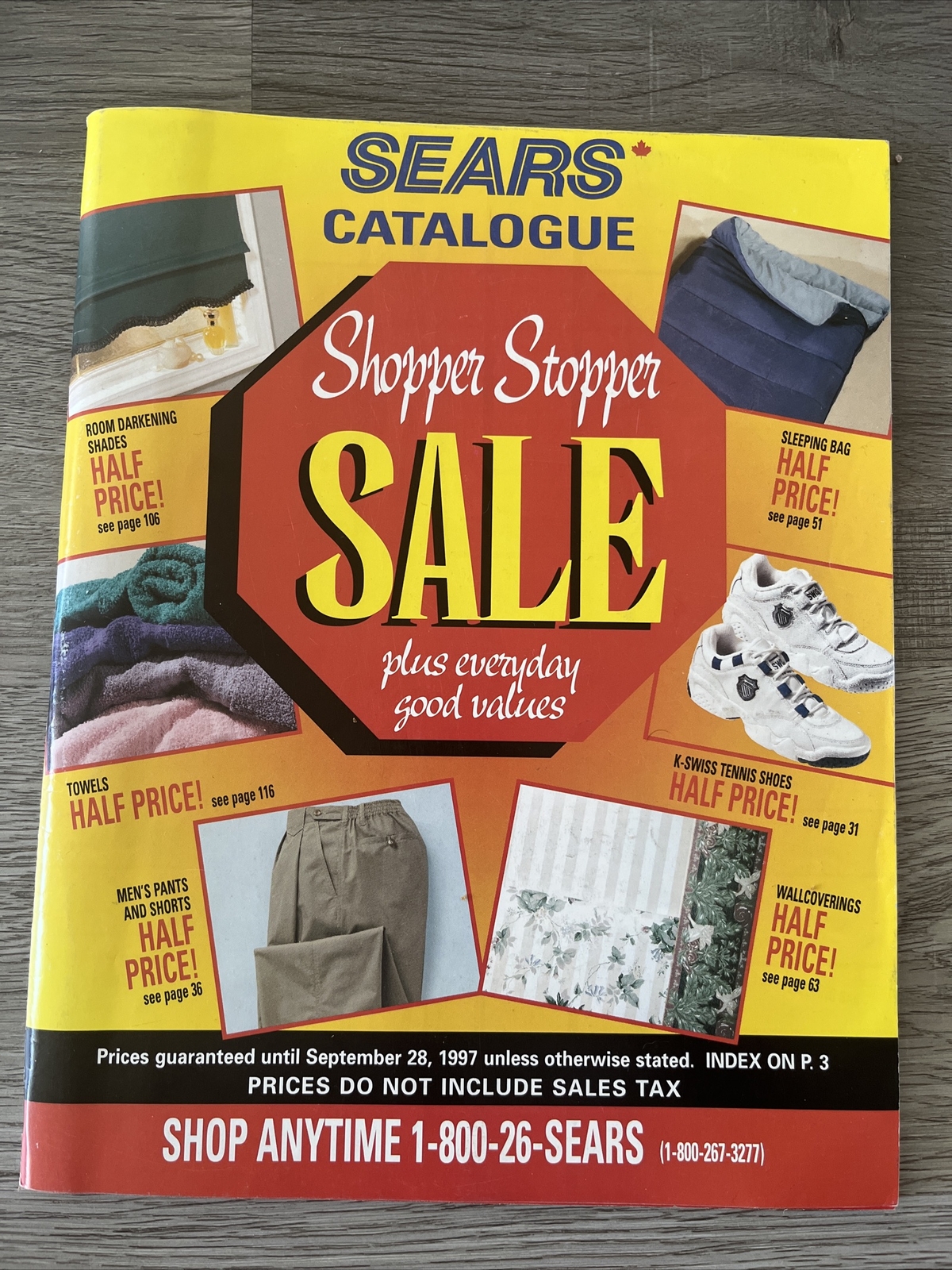 Vintage 1997 Sears Stopper Shoppers Sale Catalog Fashion Electronics Furniture