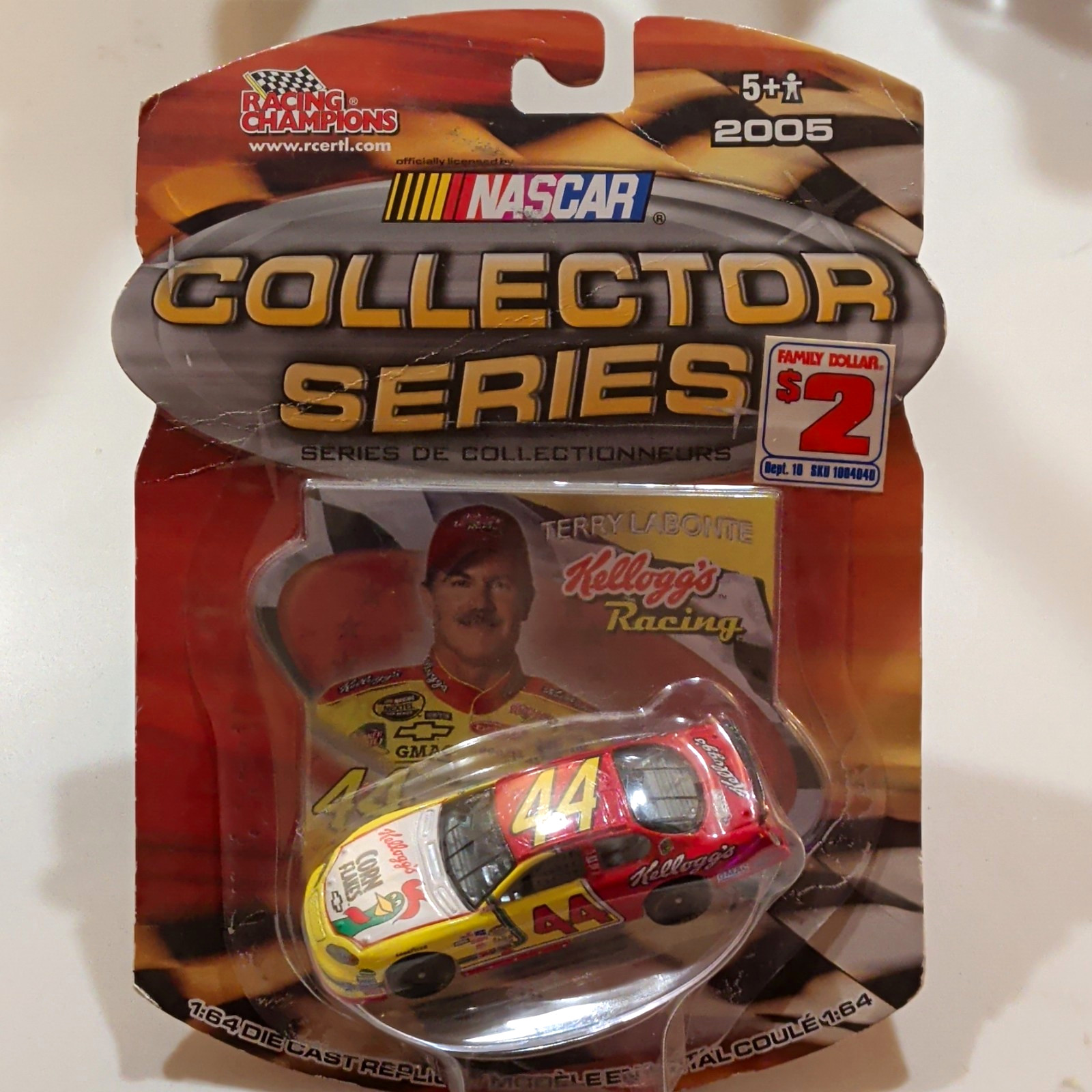 Racing Champions NASCAR Collector Series 2005 Terry Labonte Kellogg\'s #44 1:64 Racing Champions NASCAR Collector Series 2005 Terry Labonte Kellogg\'s #44 1:64