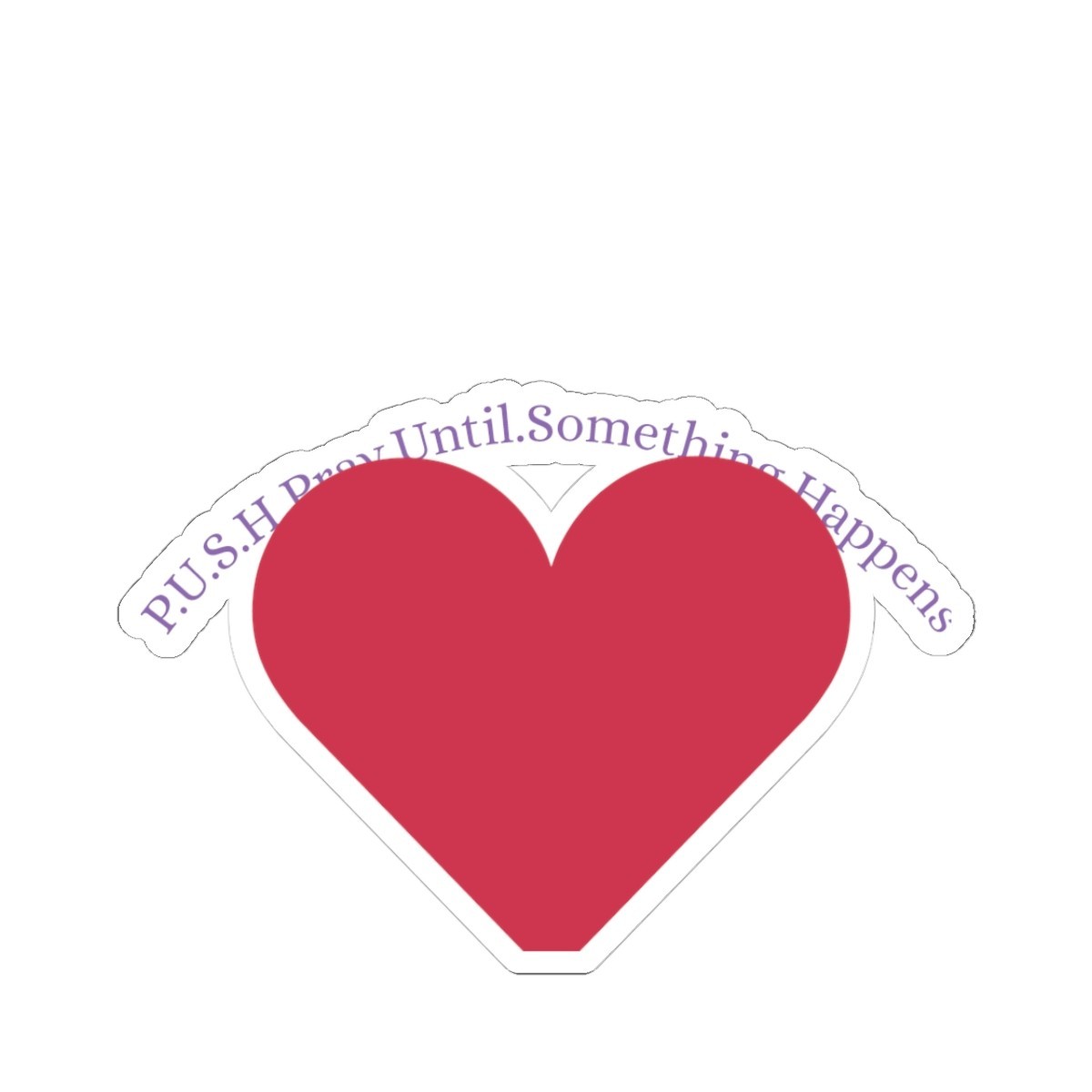 kiss cut sticker sizes 2x2, 3x3x 4x4 or 6x6 with 6x6 being the largest