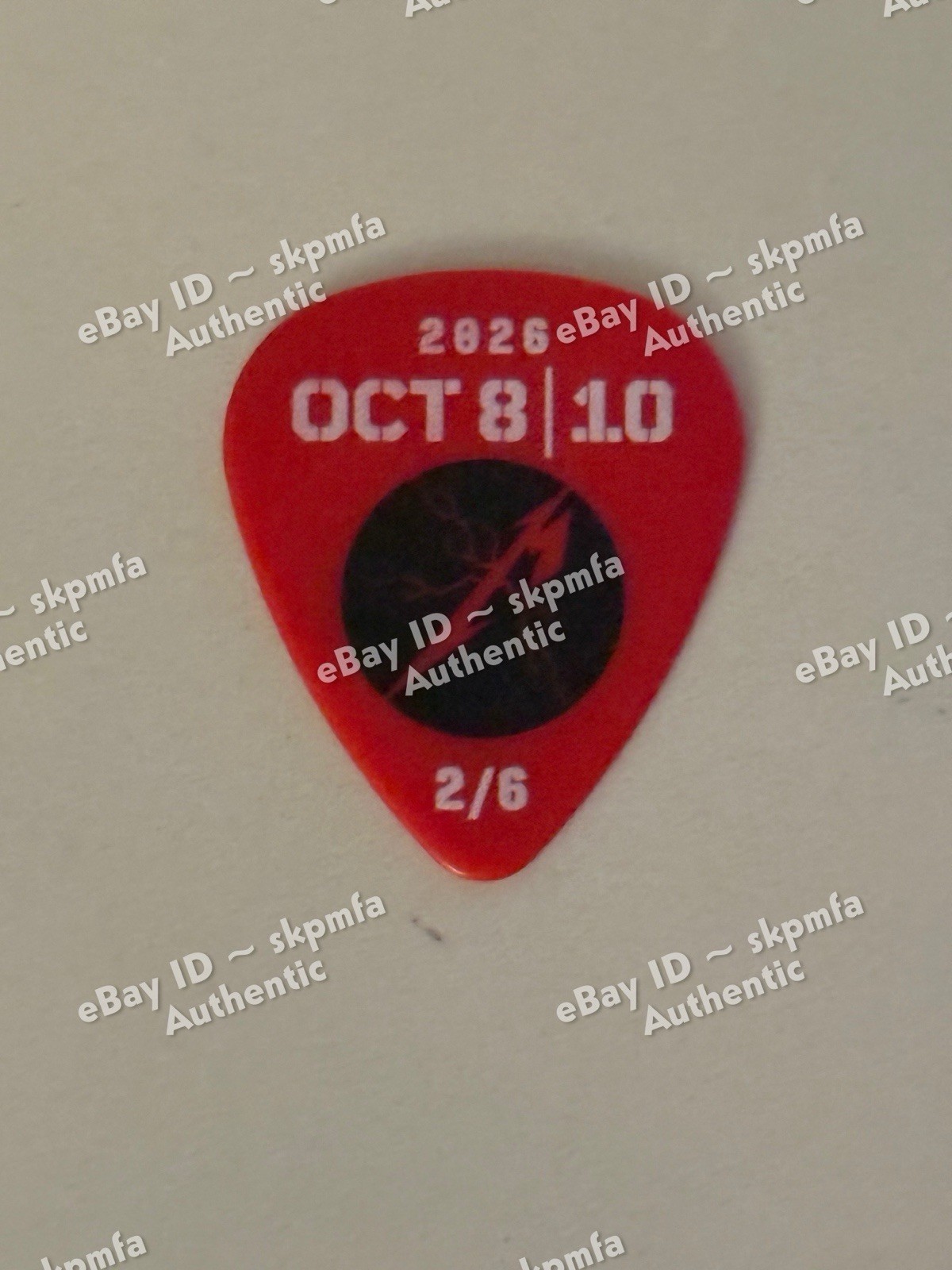 METALLICA Guitar Pick Black Box SPHERE Las Vegas  💯 OFFICIAL Merch ⚡️Authentic
