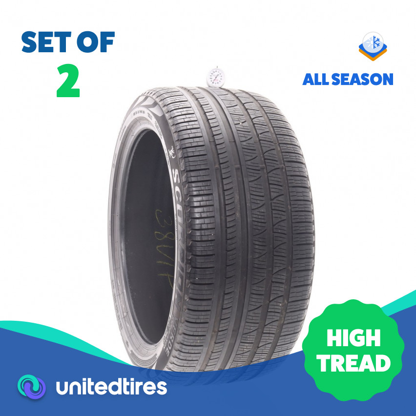 Set of (2) Used 315/35R21 Pirelli Scorpion Verde NO 111V - 8/32