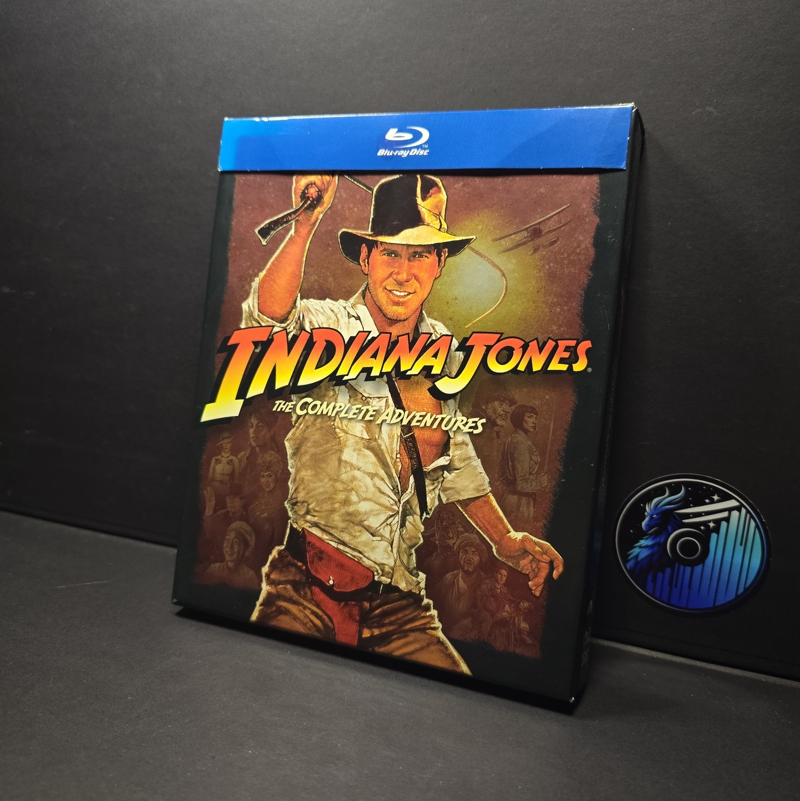 Indiana Jones The Complete Adventures 5 Blu-Ray Box Set Harrison Ford Spielberg