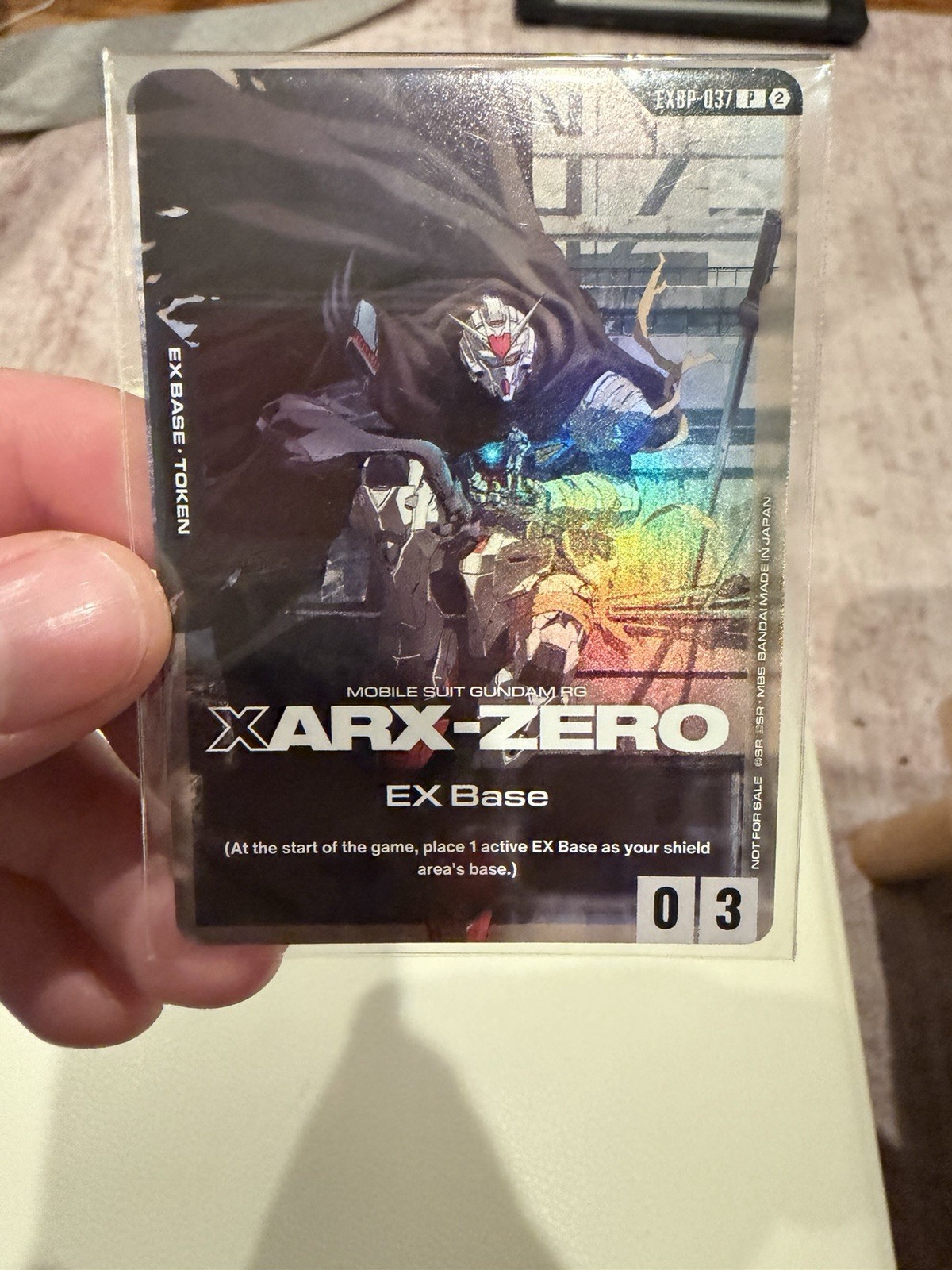 Gundam Card Game XARX-ZERO EX Base EXBP-037 Promo Foil English Gundam Card Game XARX-ZERO EX Base EXBP-037 Promo Foil English