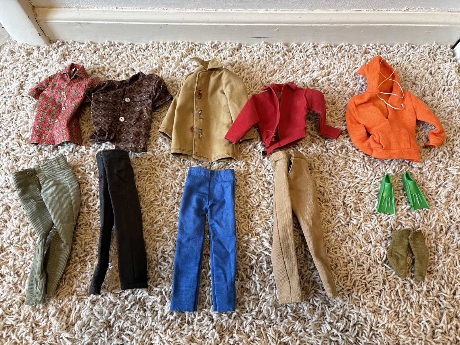 Vintage 1960's Ken Doll Outfits Clothes Mattel Barbie Lot