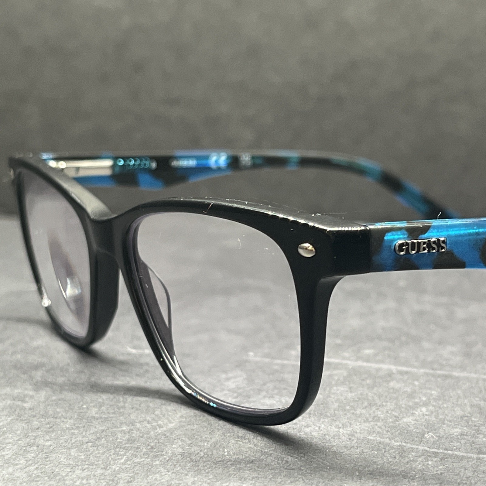 Guess Eyeglasses Kids Black Blue Tortoise GU9172-3 001 48-15-135 Guess Eyeglasses Kids Black Blue Tortoise GU9172-3 001 48-15-135