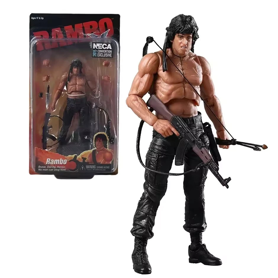 ✨NECA John J Rambo First Blood Figure With Accessories 7 ✨NECA John J Rambo First Blood Figure With Accessories 7