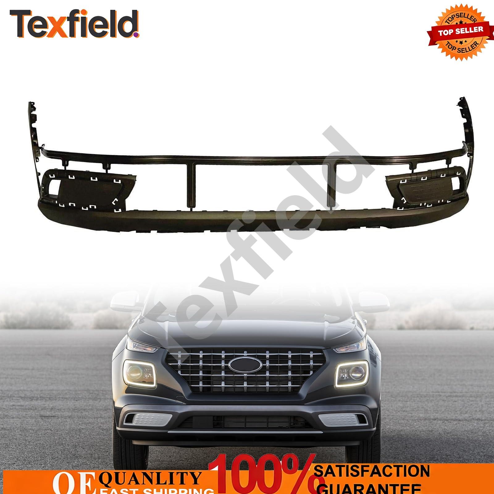 Front Lower HY1015118-DF New For 2020-2025 Hyundai Venue Bumper Cover