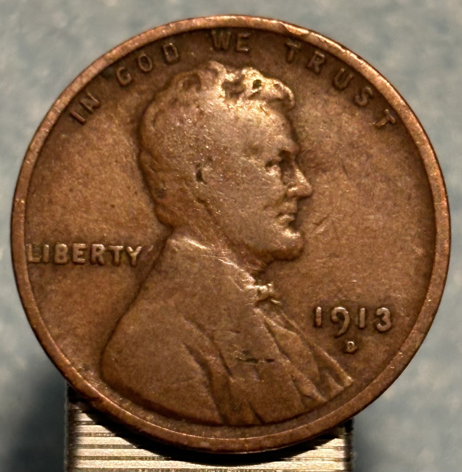 1913-D Lincoln Wheat Cent / Penny 1c  G/VG   X-320
