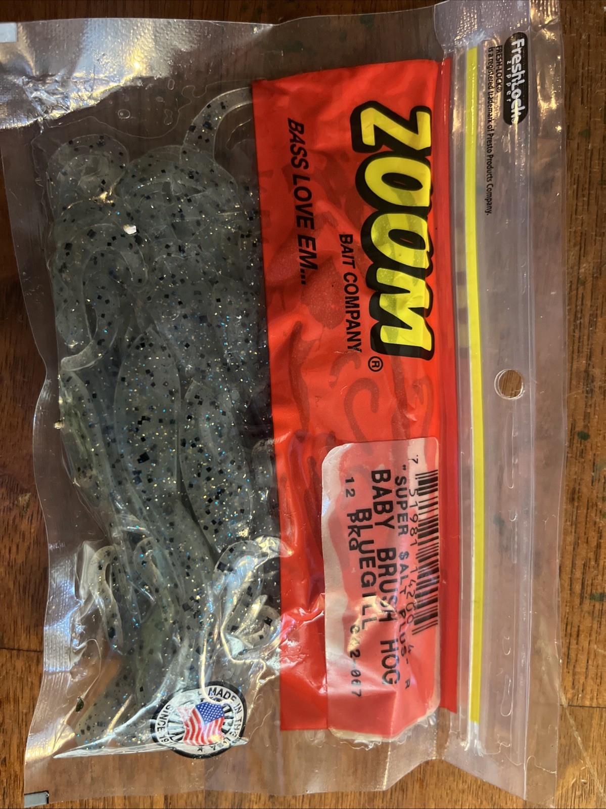 Zoom Baby Brush Hog BLUEGILL