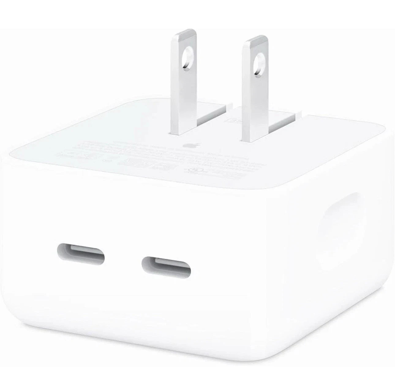 Genuine Apple 35W Dual USB-C Port Compact Power Adapter MNWM3AM/A A2571 Genuine Apple 35W Dual USB-C Port Compact Power Adapter MNWM3AM/A A2571