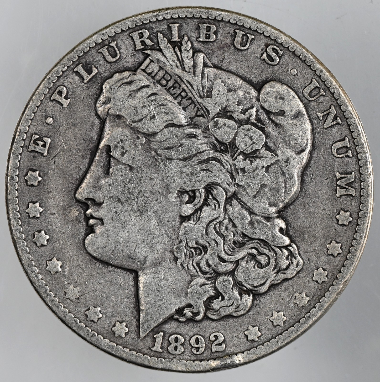 1892-O  $1 MORGAN SILVER DOLLAR  FINE DETAILS \