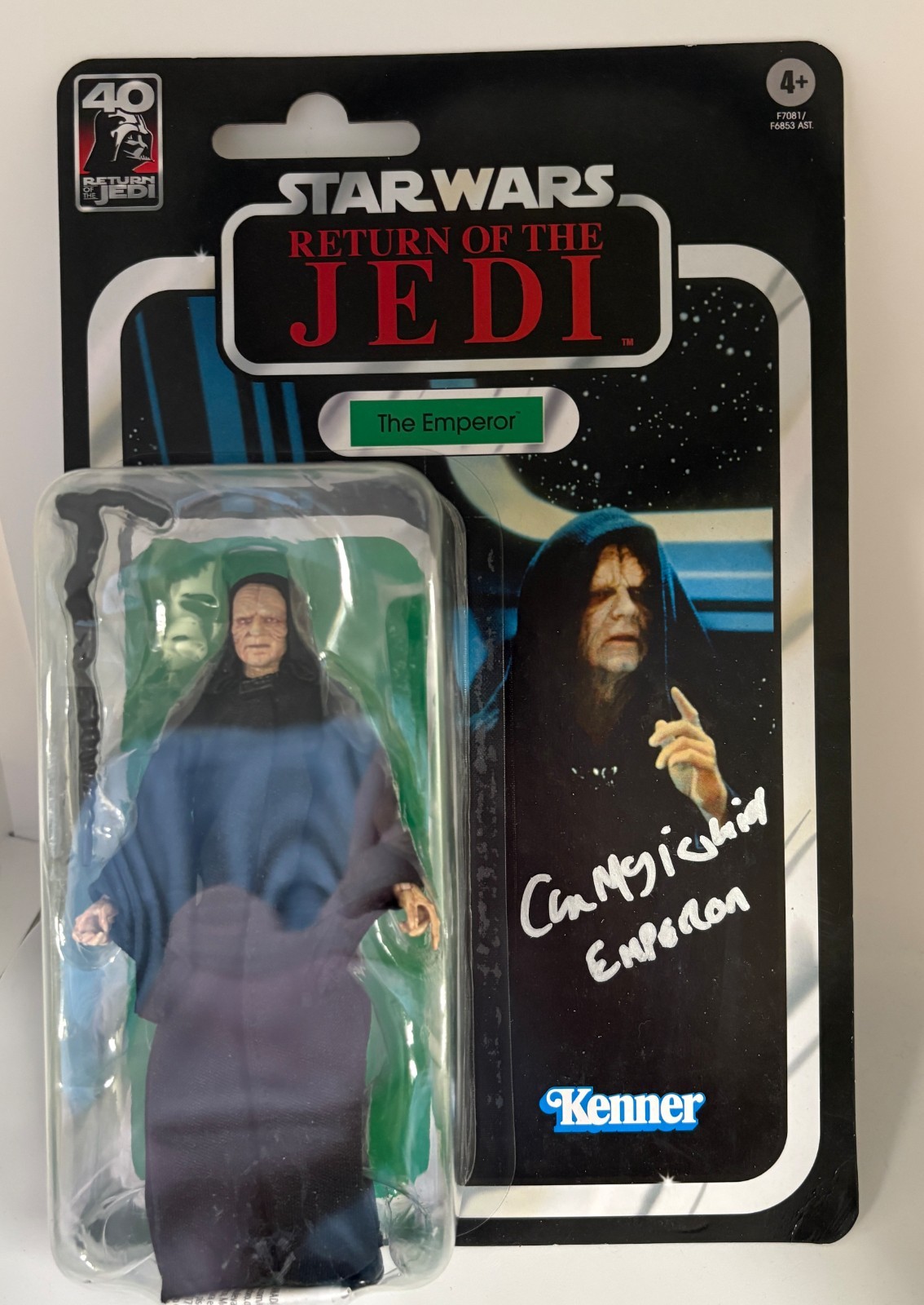 Star Wars Ian McDiarmid Emperor Palpatine 6in Action Figure -GENUINE Signed