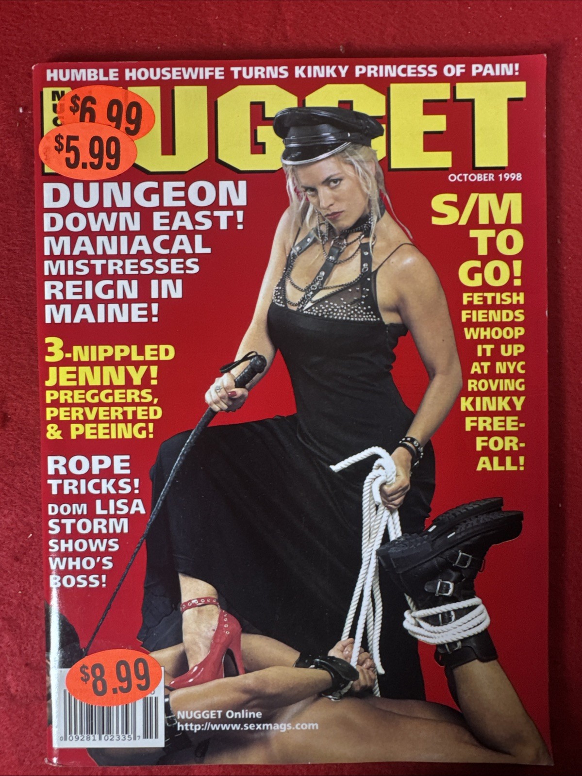 VINTAGE - NUGGET MAGAZINE - OCTOBER 1998