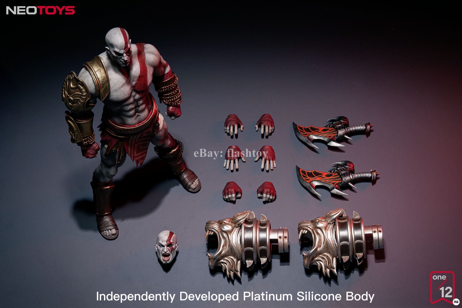 Presale NEOTOYS NEO‑001 1/12 The God Kratos Ghost of War Action Figure Model Toy