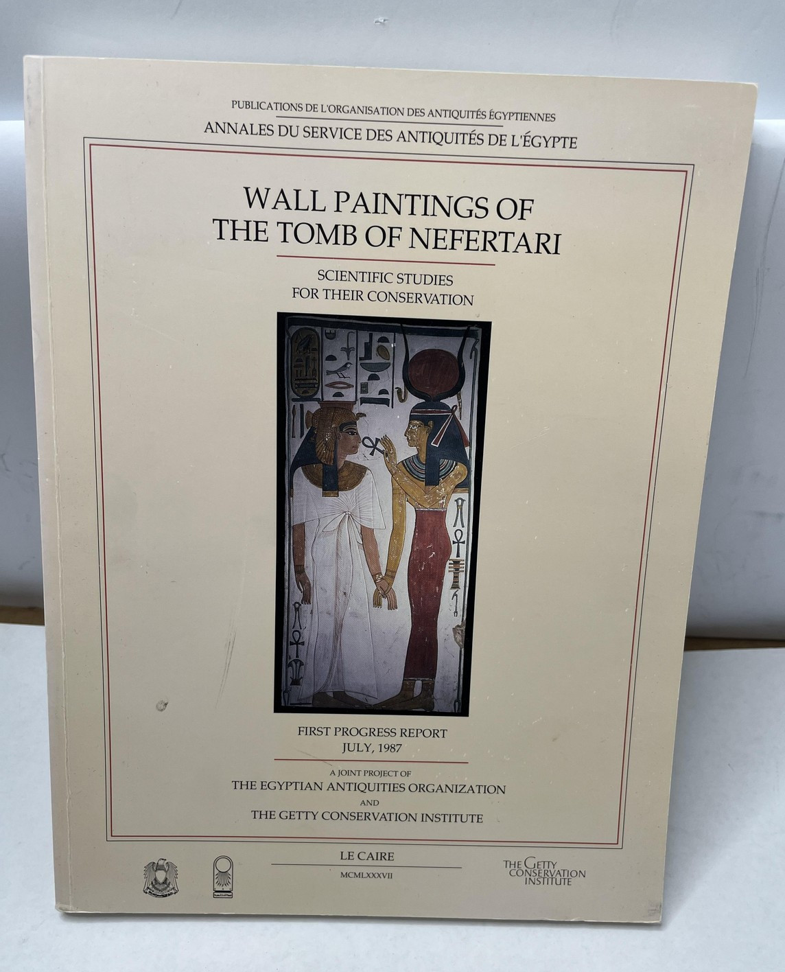 Vintage Wall Paintings Of The Tomb Of Nefertari Getty PB Art Egyptology Book