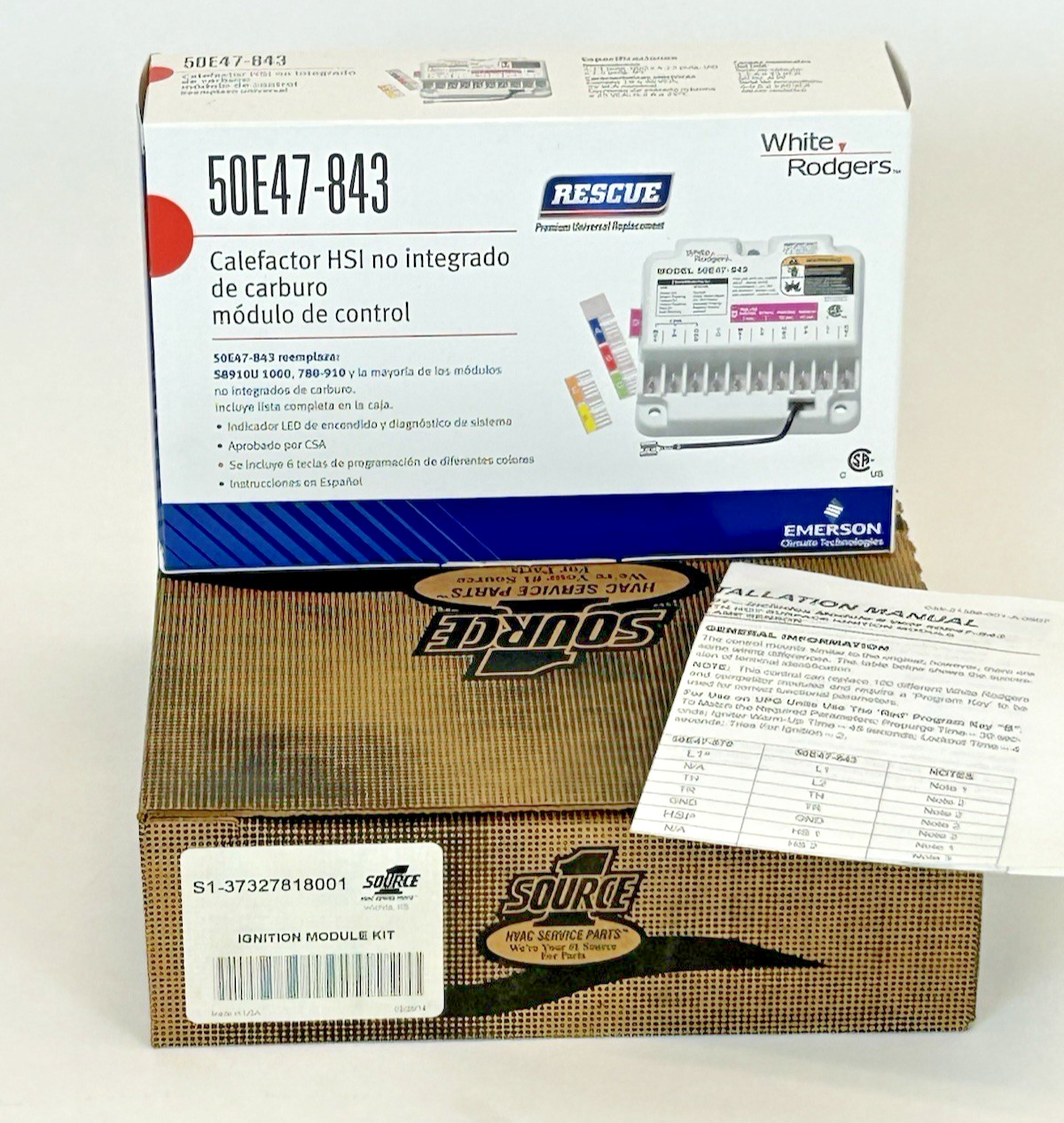 White Rodgers 50E47-843 Carbide, YORK Furnace Control Module #S1-37327818001 White Rodgers 50E47-843 Carbide, YORK Furnace Control Module #S1-37327818001