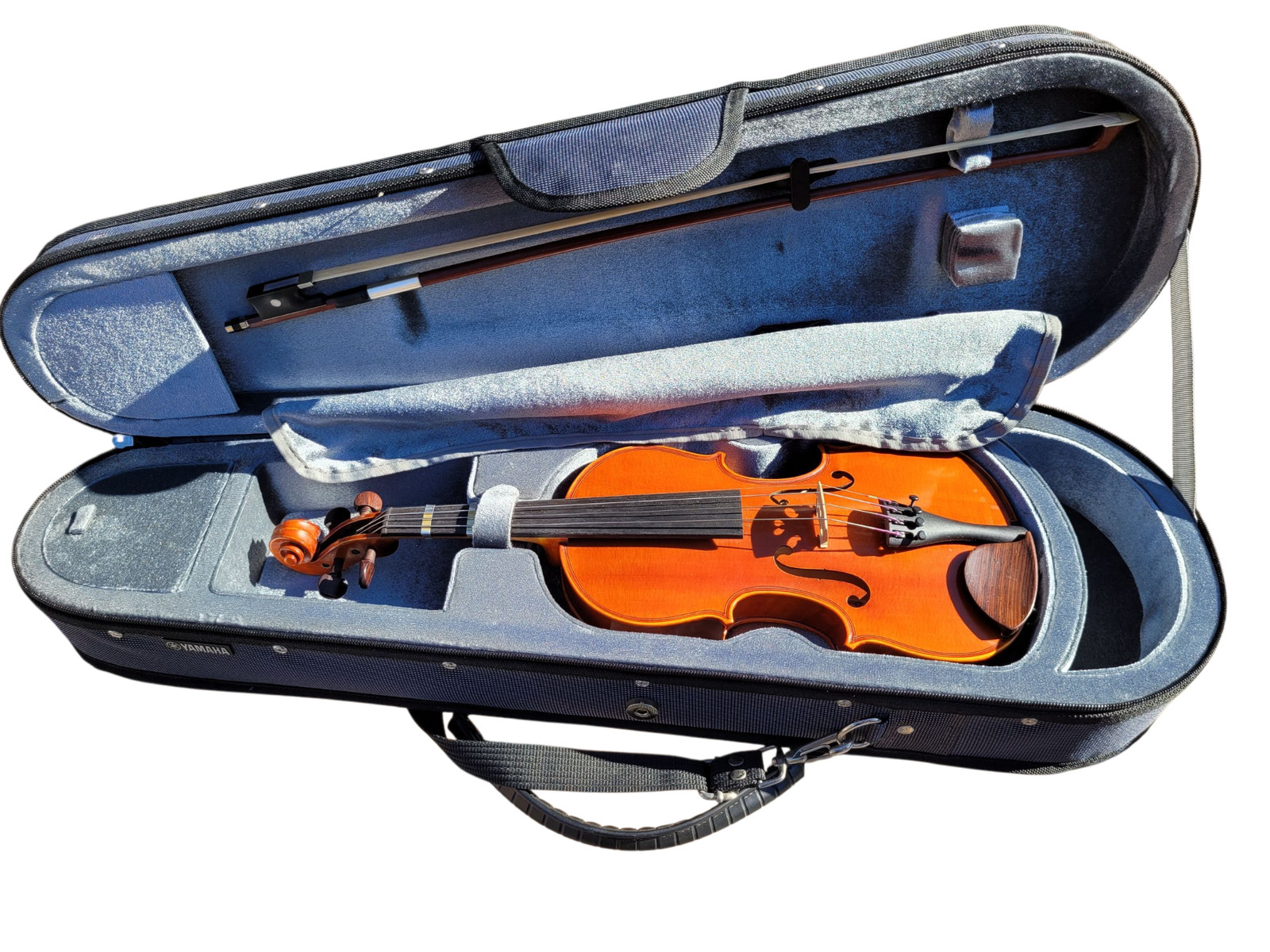 Yamaha V 5 1/4 Violin Fiddle Wood with Padded Case Strings and Bow Yamaha V 5 1/4 Violin Fiddle Wood with Padded Case Strings and Bow