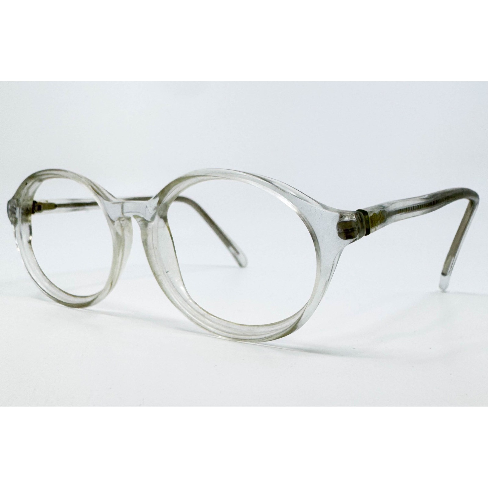 B&L Ray-Ban Eyeglass Frames Unisex Clear W1947 Oval Full Rim Vintage 48-20-140
