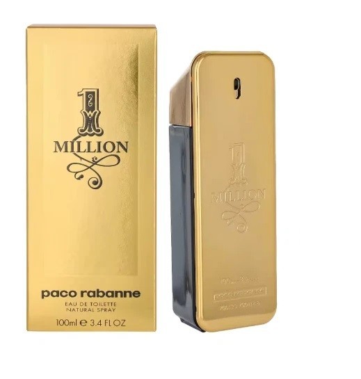 1 Million by Paco Rabanne Eau De Toilette Men\'s 3.4 oz Spray New & Sealed 1 Million by Paco Rabanne Eau De Toilette Men\'s 3.4 oz Spray New & Sealed