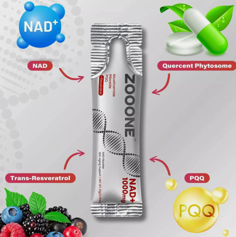 30 Pack NAD+ Berry Flavor Drink Mix Mix for Skin Aging Support ZOONE NR1000