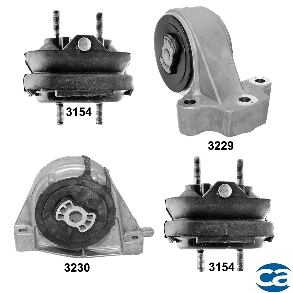 Engine & Transmission Mounts 4Pcs, for Chevrolet Equinox, Pontiac Torrent; 3.6L Engine & Transmission Mounts 4Pcs, for Chevrolet Equinox, Pontiac Torrent; 3.6L
