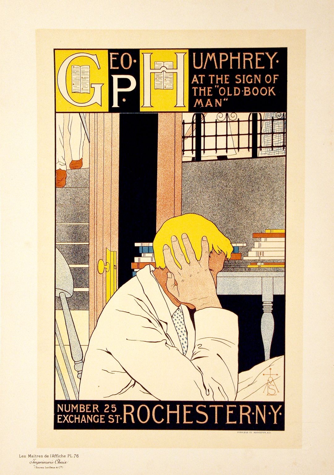 Original Maitres de L\'Affiche Poster PL 76 Geo P. Humphrey Books by M L Stowell