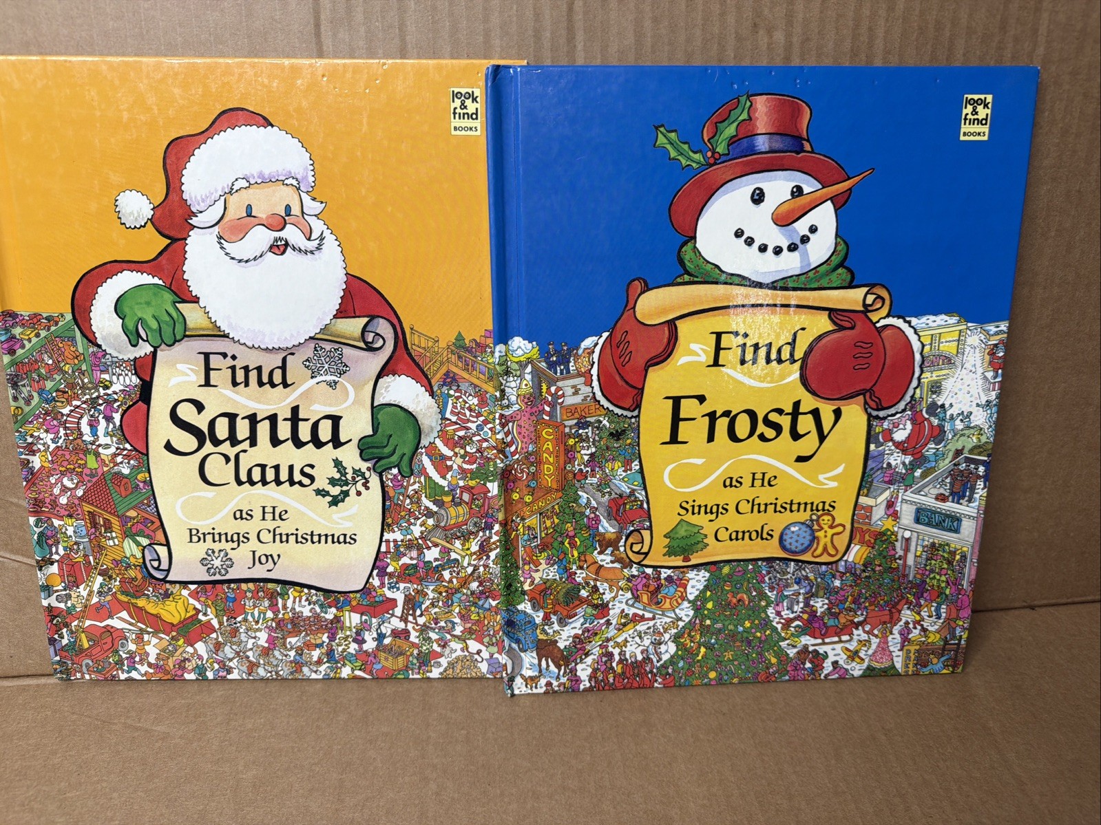 Find Frosty & Santa as He Sings Christmas Carols (Look & Find Books) 1991