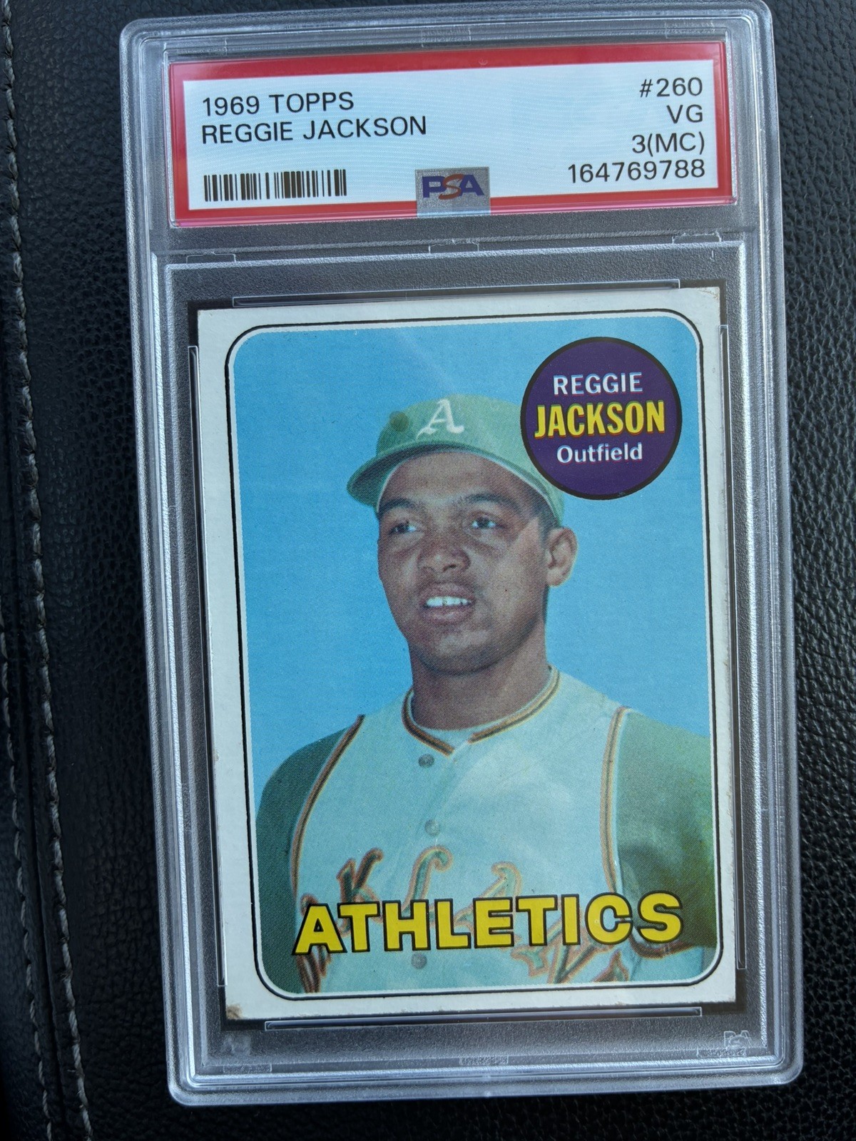 1969 Topps - Reggie Jackson #260 PSA 3 MC HOF RC