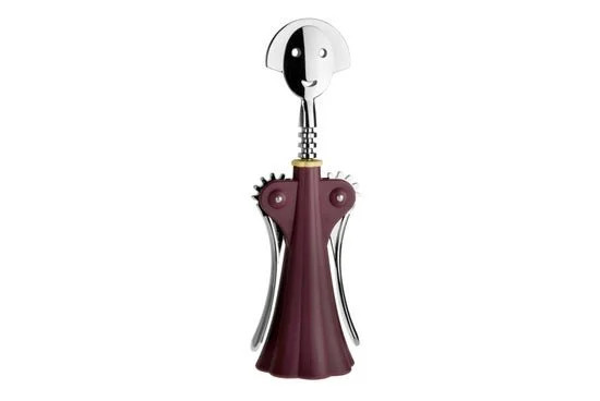 ALESSI ANNA G CORKSCREW Wine Opener AAM01 Dark Red, a lovely gift