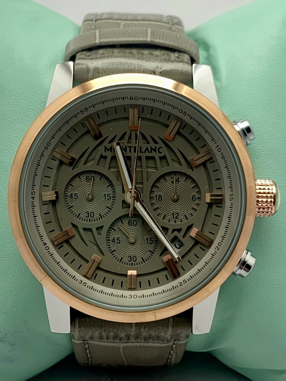 Refurbished Rare Montblanc Starwalker Chrono & Date Grey Dial Quartz Men's Watch
