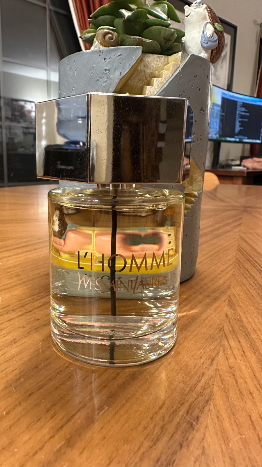YSL L\'Homme EDT 100ml 3.3 oz Older Vintage Bottle Batch 38X602R NEW