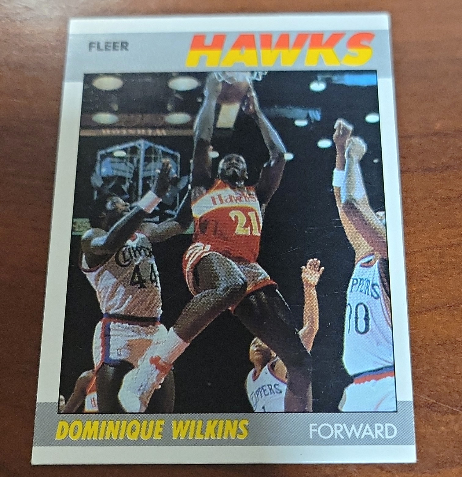 Fleer 1987-88 Dominique Wilkins #118 [Base] Atlanta Hawks Basketball Card