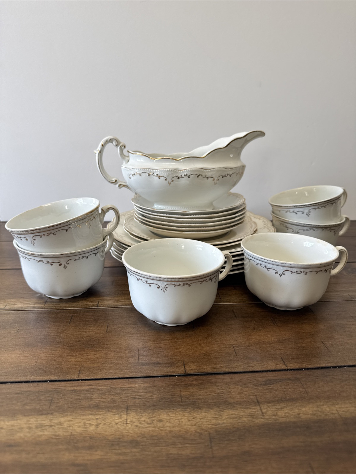 Antique Wedgewood Semi Royal Porcelain 1890-1900 Set Of 21 RARE Antique Wedgewood Semi Royal Porcelain 1890-1900 Set Of 21 RARE