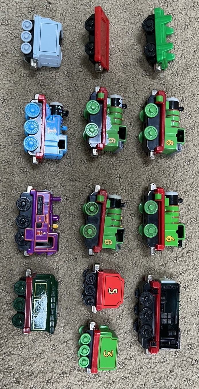 Thomas And Friends Learning Curve And Mattel Metal Trains Lot 18 Trains And Cars