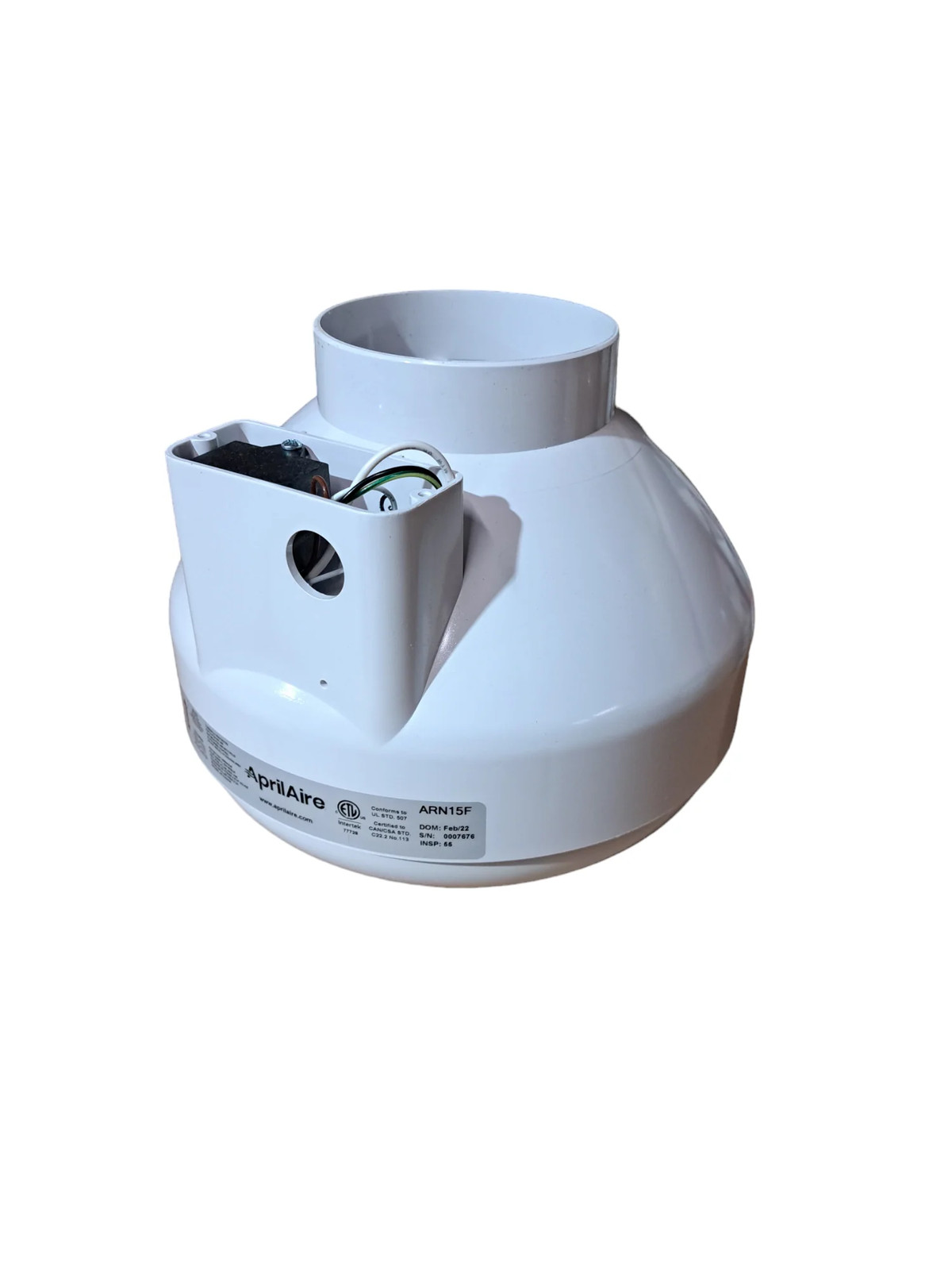 AprilAire, ARN15F, Radon, Mitigation, Fan Kit, 1500 Sq. ft.