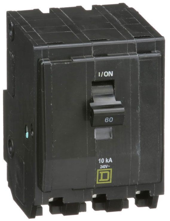 Square D QO360 60 Amp 3 Pole 240V Mini Circuit Breaker