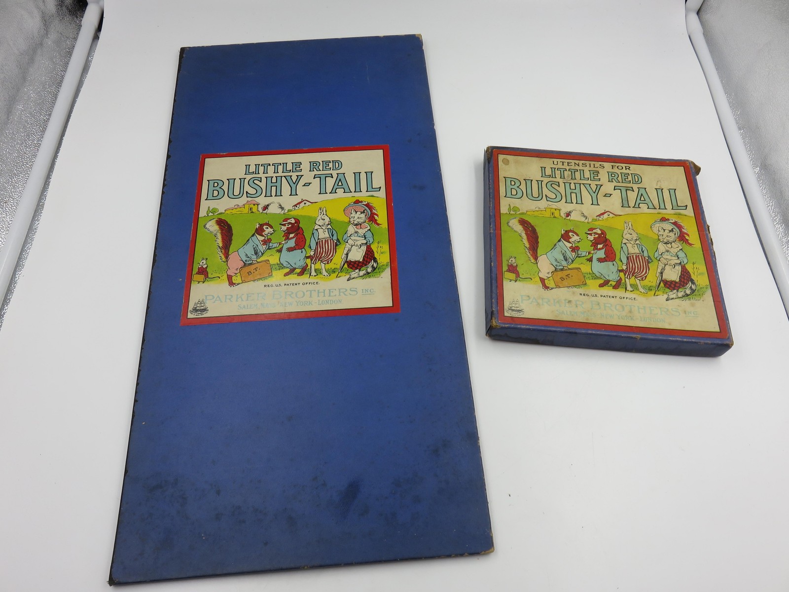 Vintage Parker Brothers Little Red Bushy-Tail Board Game Board and Box Lid Only