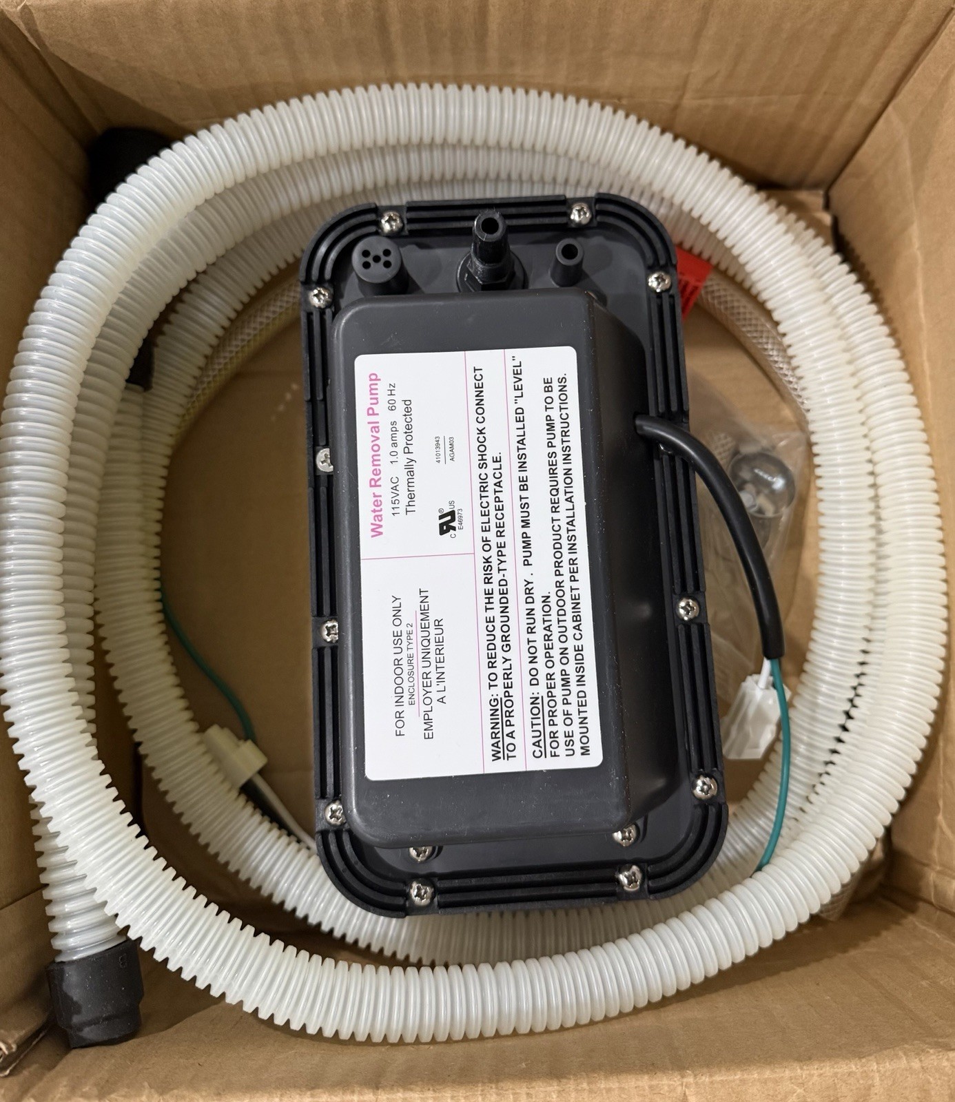 42249508 Marvel Refrigeration Condensate Drain Pump Kit 42249508 Marvel Refrigeration Condensate Drain Pump Kit